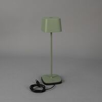 Capri table lamp usb green/gr