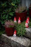 Acrylic Snowmen 5pcs LED