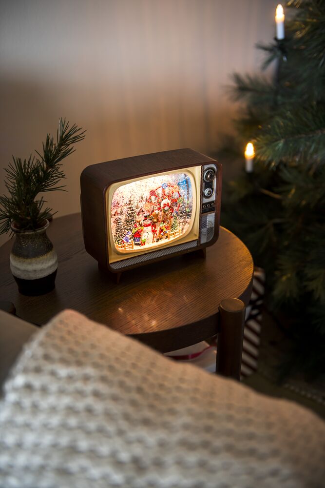 B/O Vattenfylld TV Snögubbe