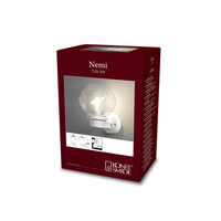 Nemi väggl E27 vit skymn relä