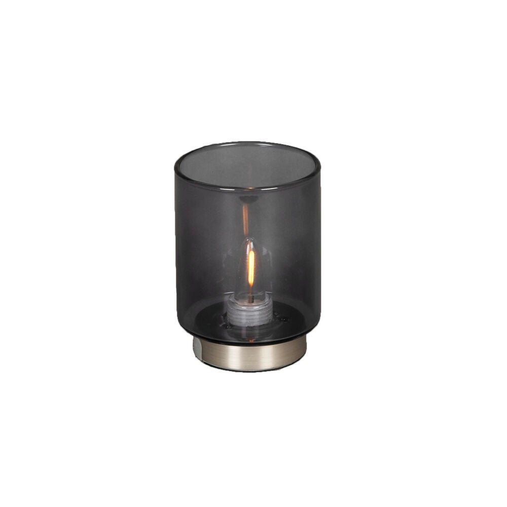 Laddbart glasljus. LED