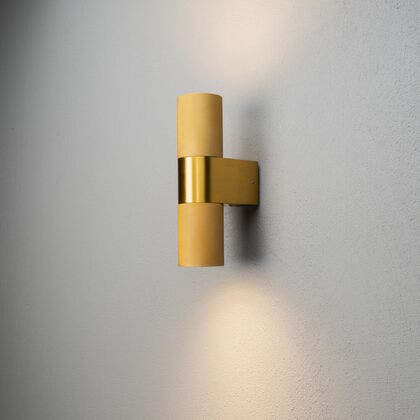 Temi wall upp/down GU10 gold