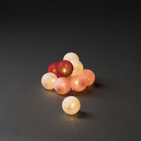 LED Dekolichterkette, pink
