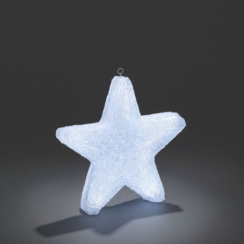 Acrylic star 5 point, 42 LED