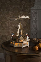 Siluett motiv 8 LED natur