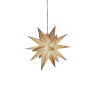 3-D Pappstjärna grå 45 cm LED