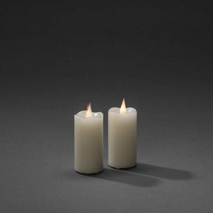 B/O Wax candles, 2pcs/set