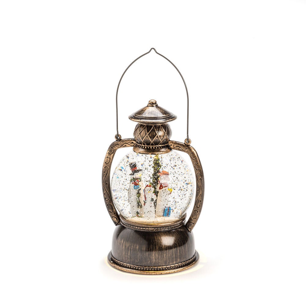 Water Lantern Snowman LED