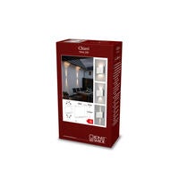 Chieri vägglykta 2x6W LED vit