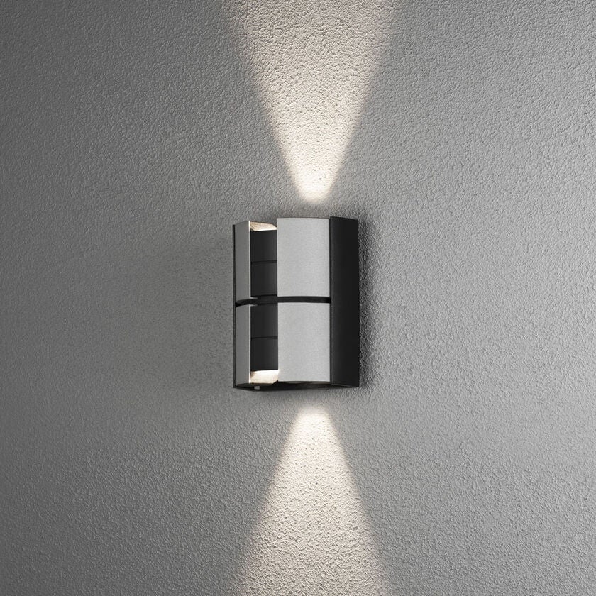 Vidar vägglykta 2x5W LED svart