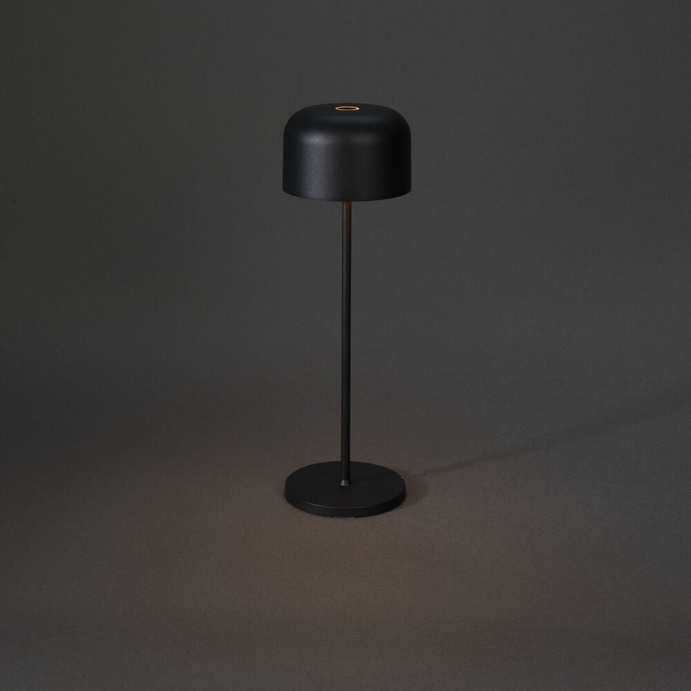 Lille bordslampa USB Svart