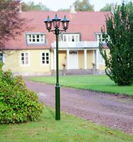 Virgo 3-arm lykta ex stolpe