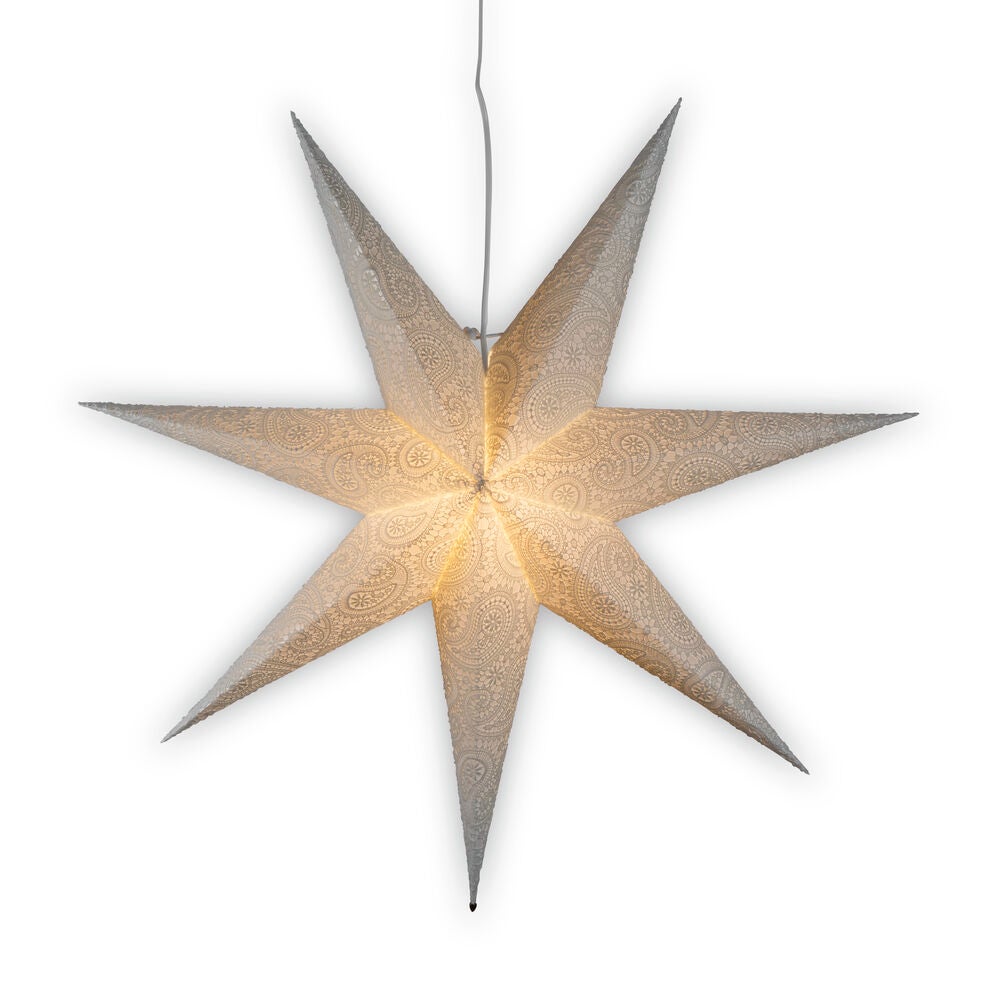 Paper Star hanging 80cm white