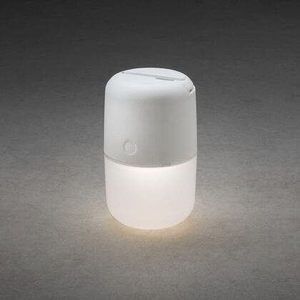 Assisi solcell/USB LED vit