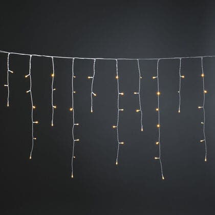 Icicle light set frosted LED