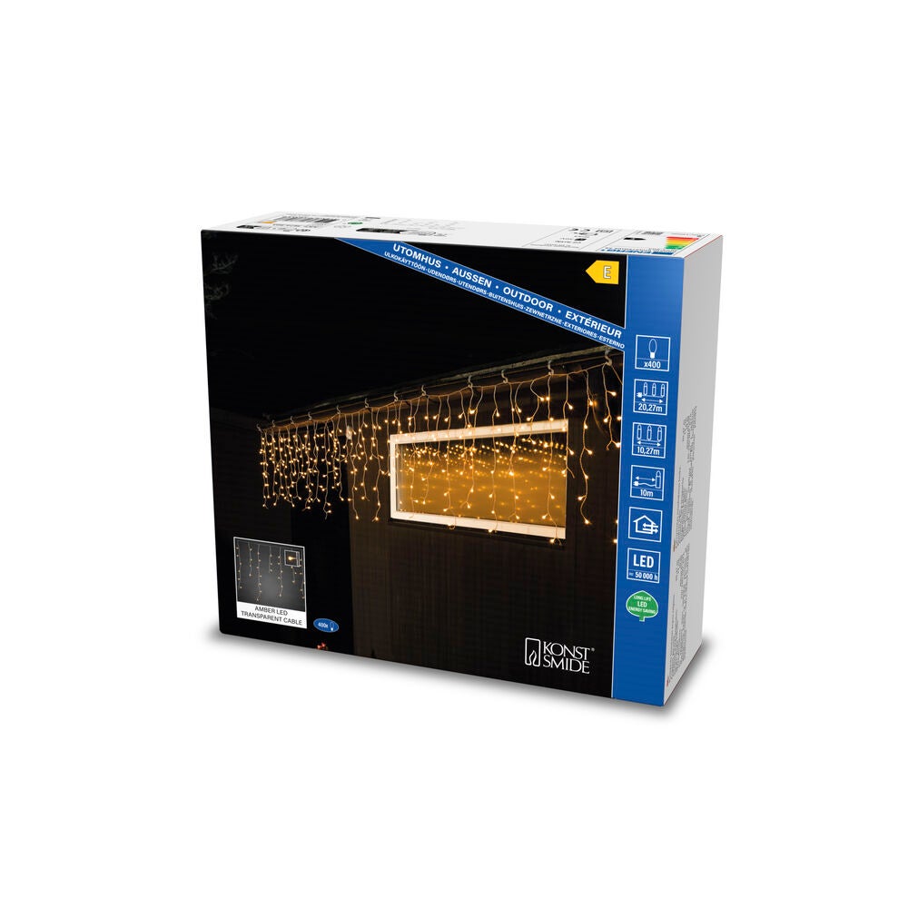 Istappsslinga 400 cherry LED