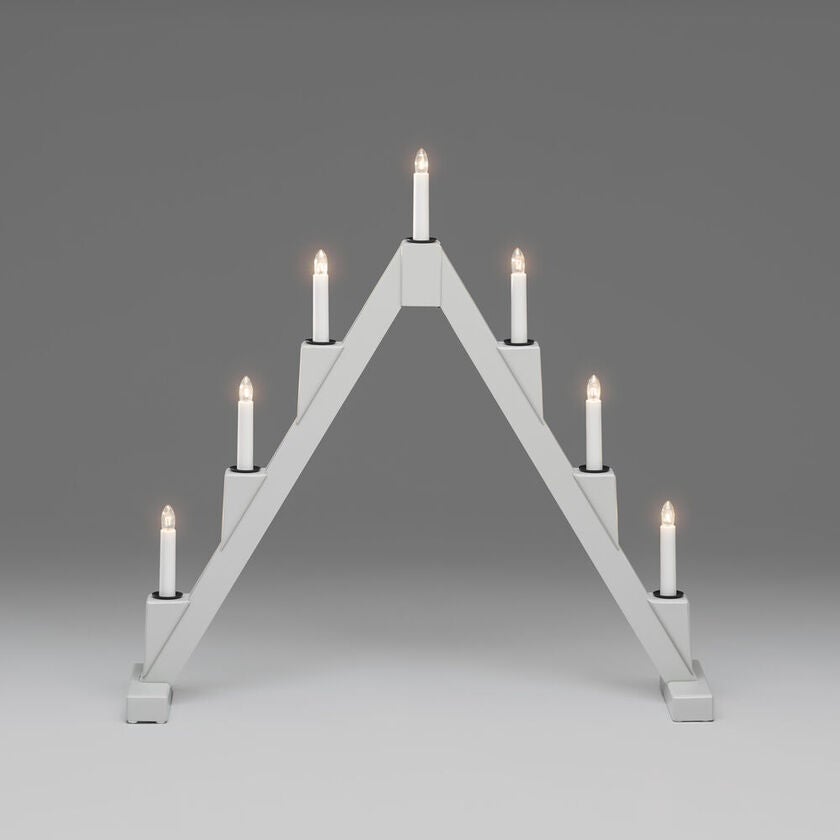 Candlestick 7 bulbs, Grey