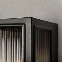 Carpi väggl. M svart E27 PIR
