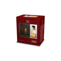 Temi vägg ner GU10 svart/guld