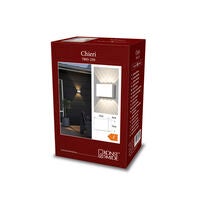 Chieri vägglykta 2x4 LED vit