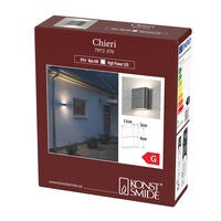 Chieri Wall Lamp Dark Grey LED