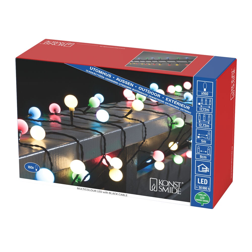 160 LED Multi Cherry Lightset