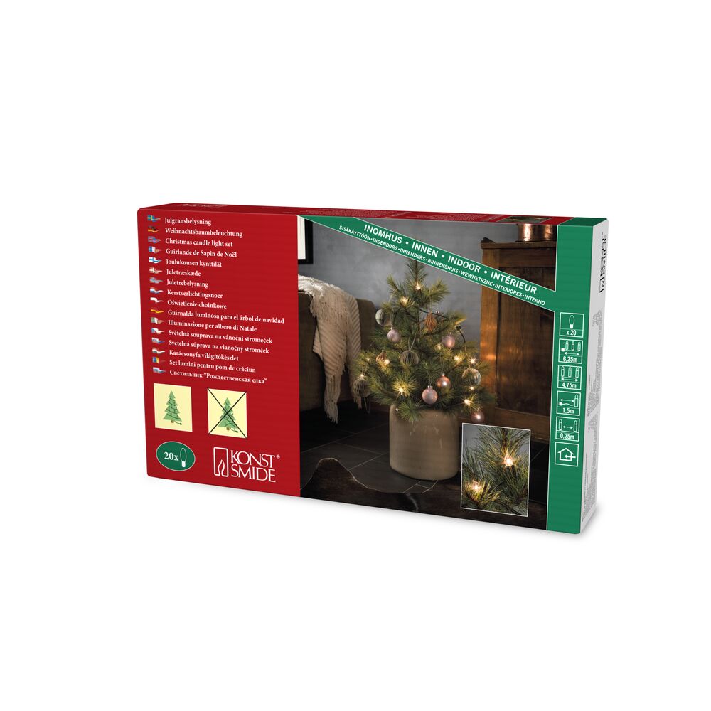 Slinga 20 vridna lampor