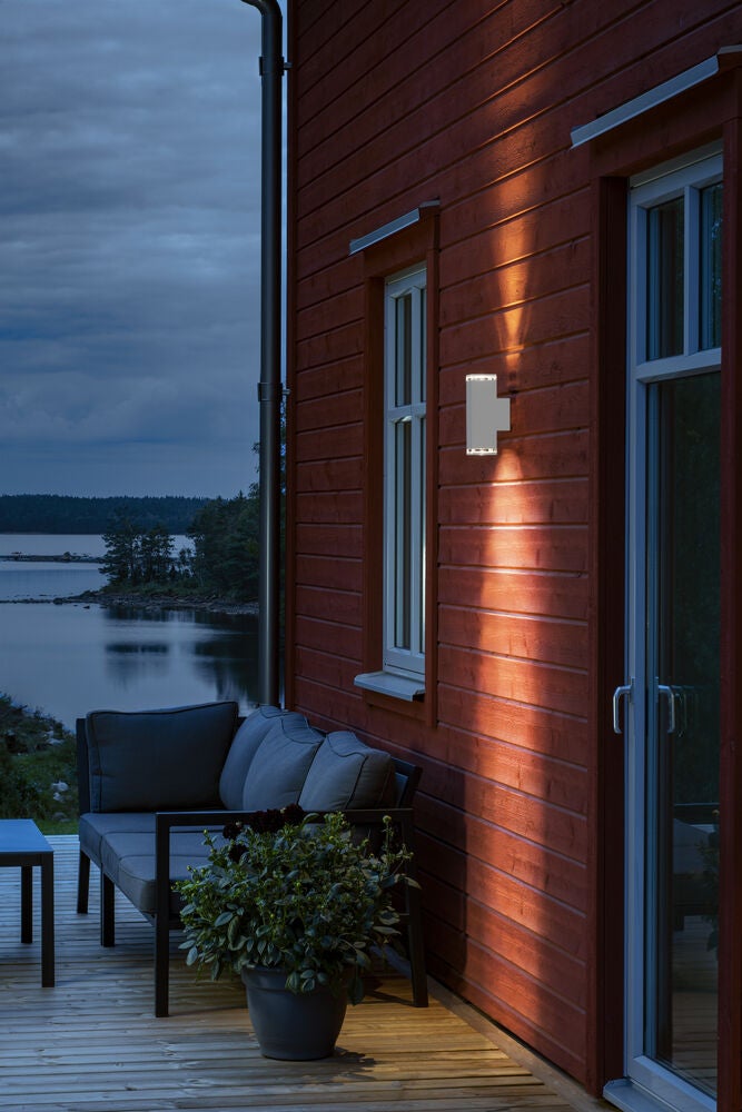 Pollux vägglykta GU10 vit