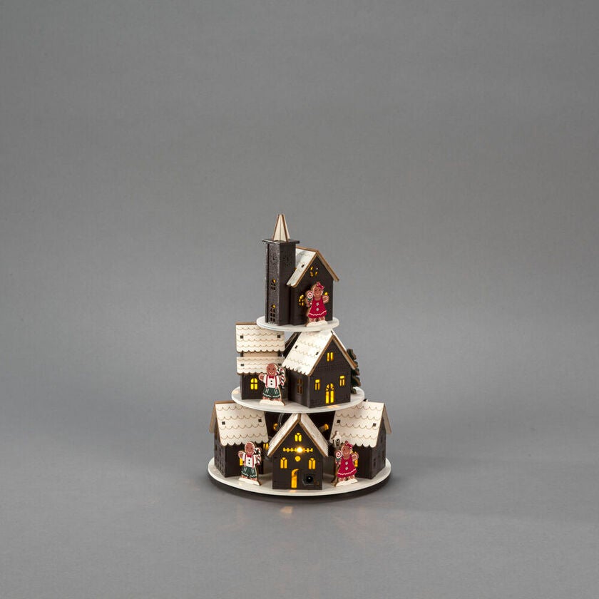 LED Holzsilhouette Weihnachtsd