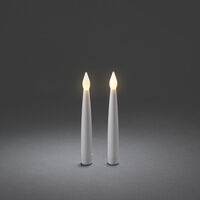 LED Kerzen 2er-Set, weiss,