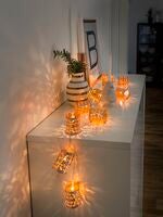 LED Dekolichterkette, kupferfa