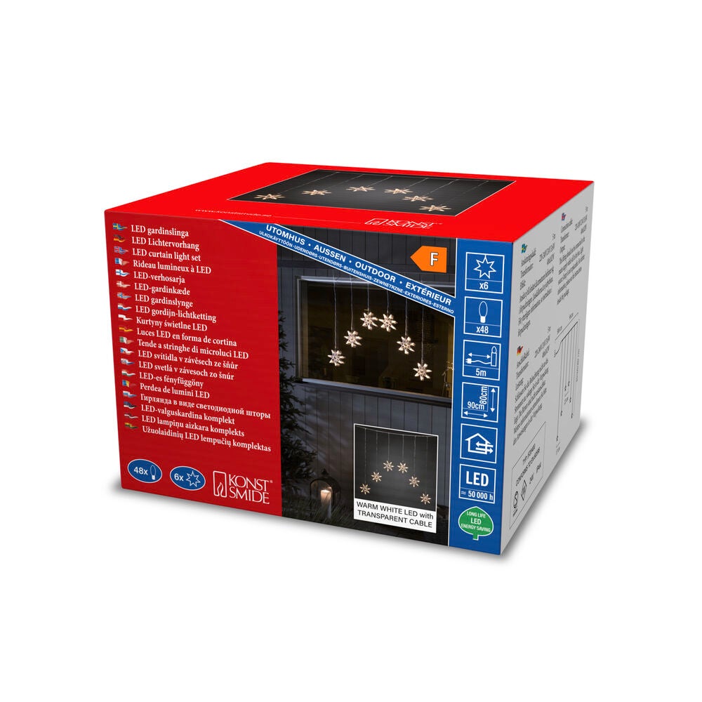 6 Star LED Curtain Outdoor