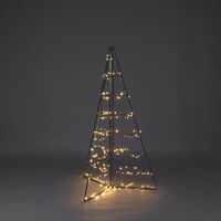 Metalldekoration pyramid LED