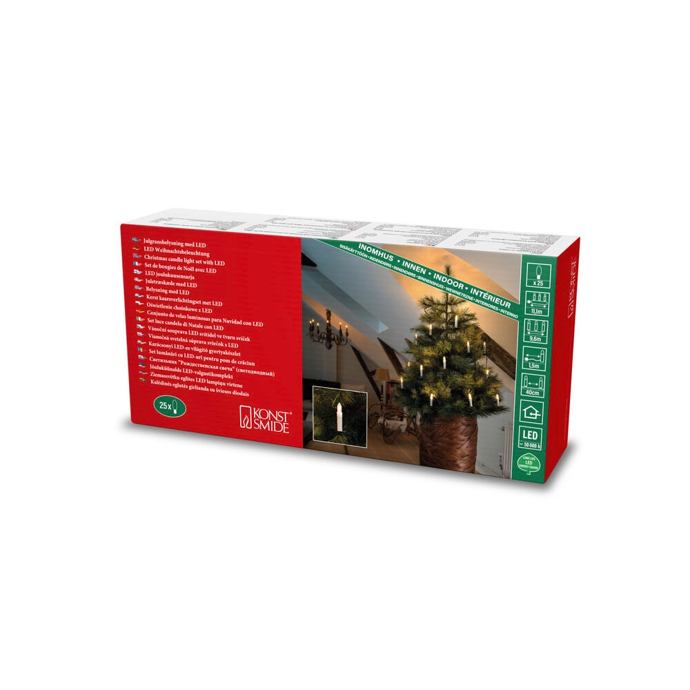Candle Light, 25 LED, Indoor 