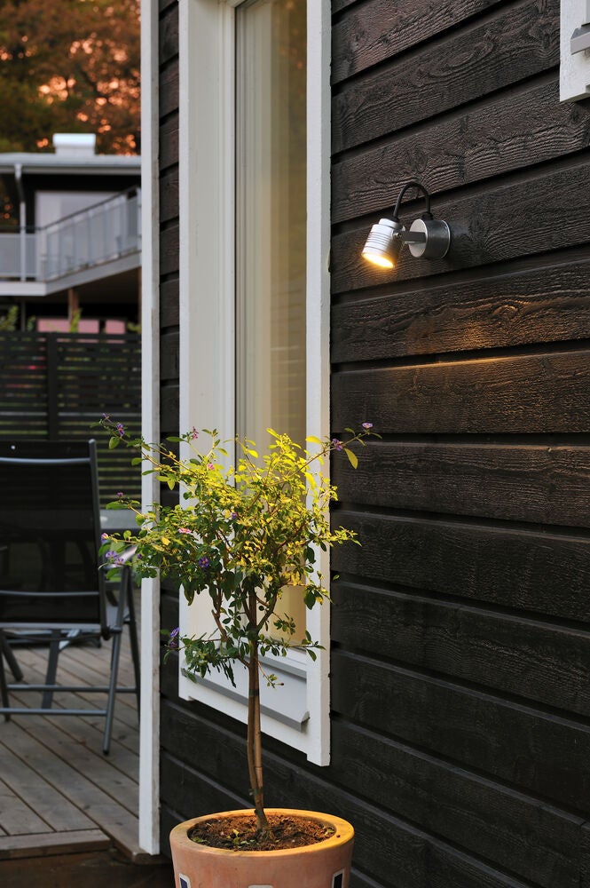 Monza vägglykta alum LED