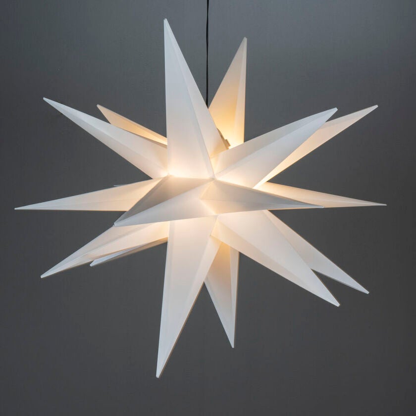 3D Star 100cm white