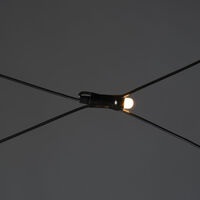 Micro LED Lichternetz, gefrost