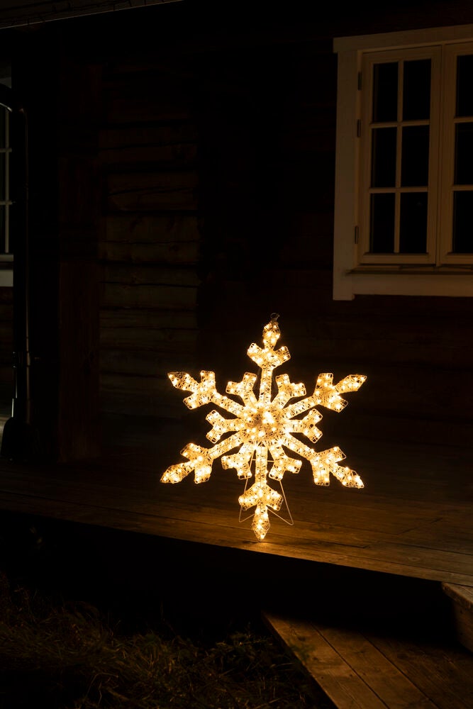 Deco. snowflake outd. 80cm