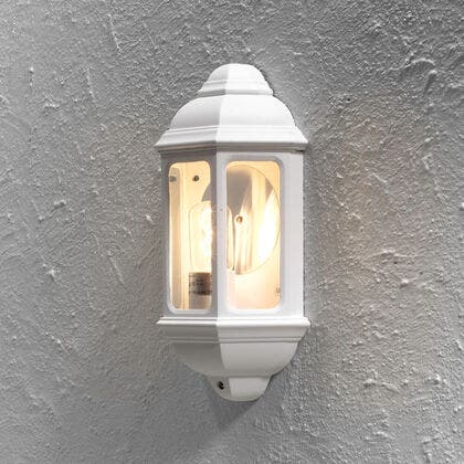 Cagliari väggplafond E27 vit