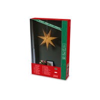 Weihnachtsstern in Leinenoptik