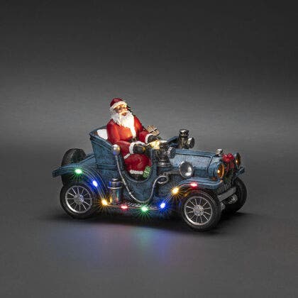 B/O Tomte i bil, 11 LED
