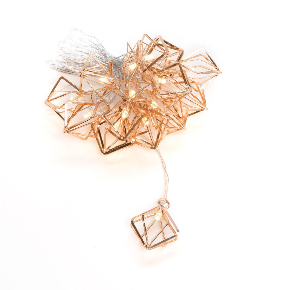 LED Dekolichterkette, kupferfa