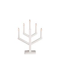 Holzleuchter Holz 5 Lampen Wei