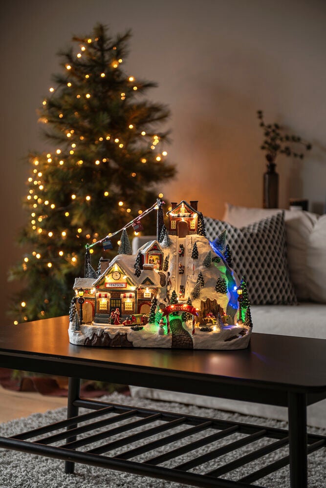 B/O Xmas Skigebiet LED