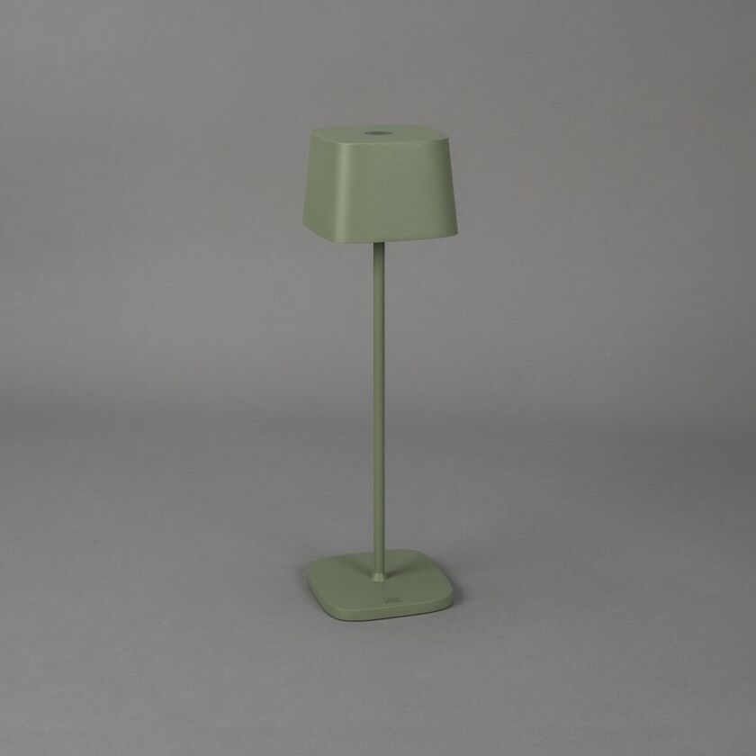 Capri table lamp usb green/gr