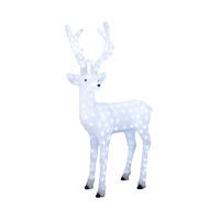 Acrylic reindeer 130cm, LED