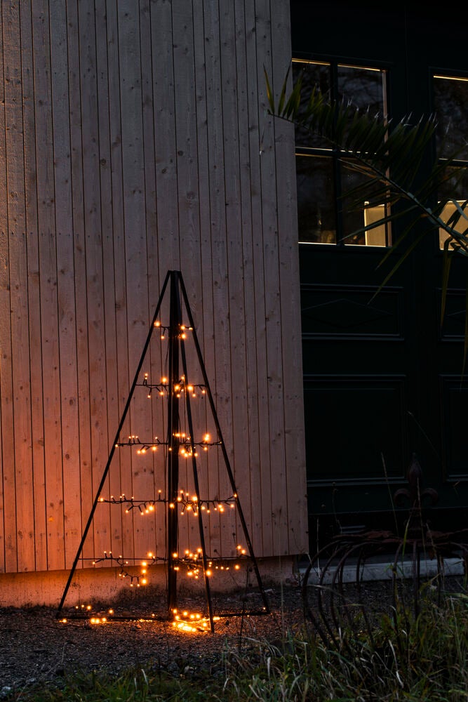 Metalldekoration pyramid LED