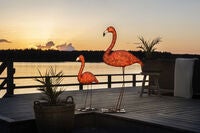 Flamingo akryl 70cm LED