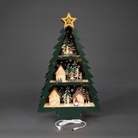 LED Holzweihnachtsbaum, 10 ww