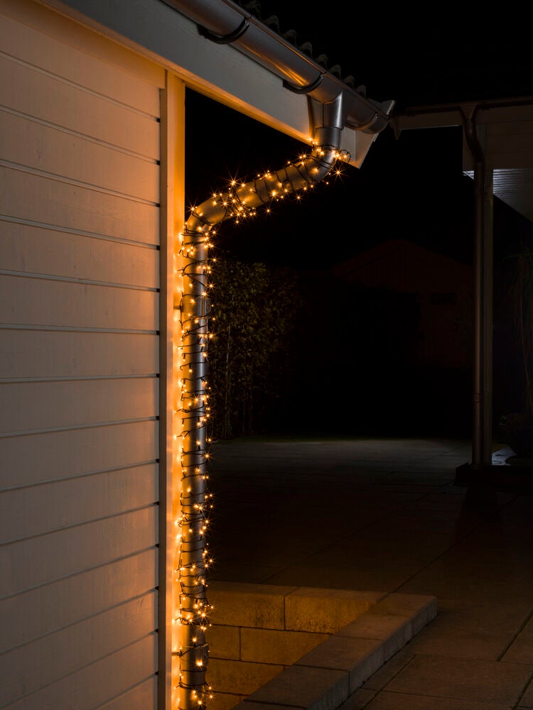 200 amber LED string, outdoor
